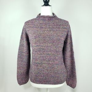 Liz Cailborne Multi Color High neck Sweater